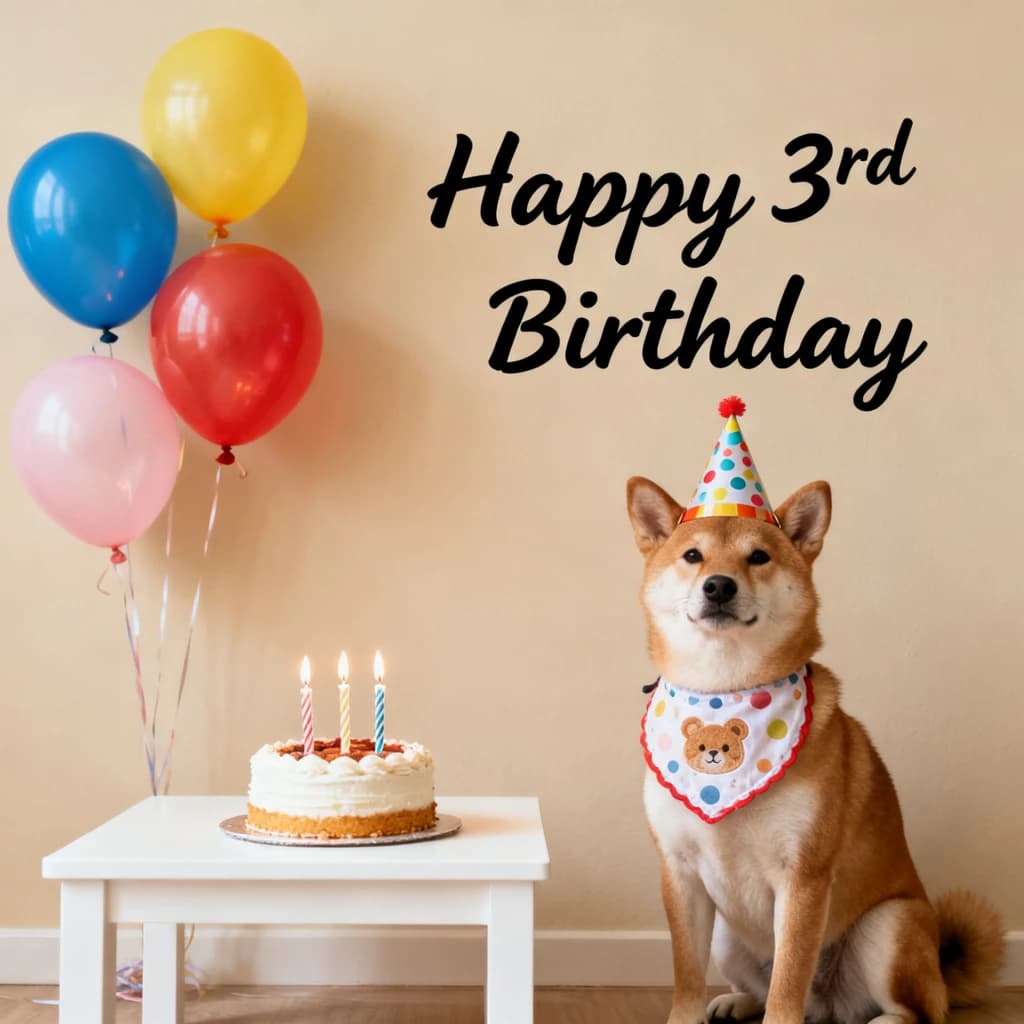 Birthday Balloons Cake