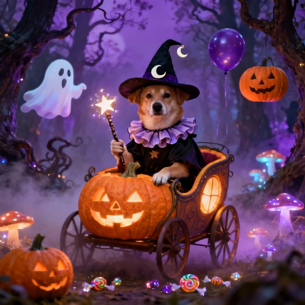 Halloween Pumpkin Carriage