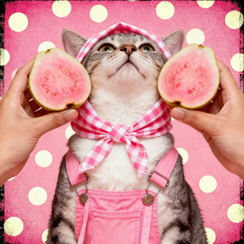 Pink Plaid Guava Retro